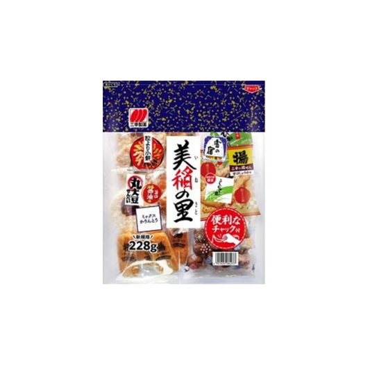 單獨包裝綜合米菓(拉鍊包裝)  Comprehensive Rice Crackers Individually Packaged(Zipper Packaging)