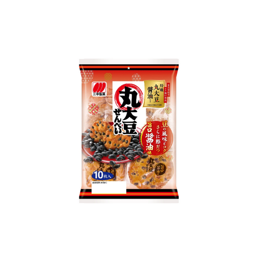 丸大豆黑豆仙貝 甜醬油口味 Maru-Soy Bean Crackers - Umakuchi Soy Sauce