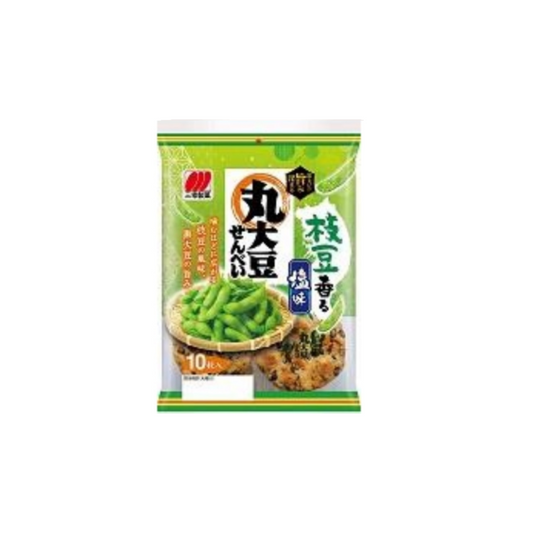 丸大豆黑豆仙貝 鹹毛豆口味 Maru-Soy-Bean Cracker Edamame-Scented Salt