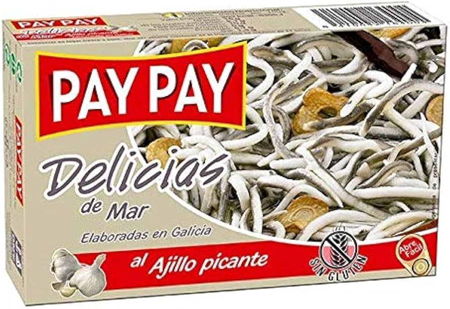 SURIMI IMITATION OF BABY EELS W/GARLIC IN OIL