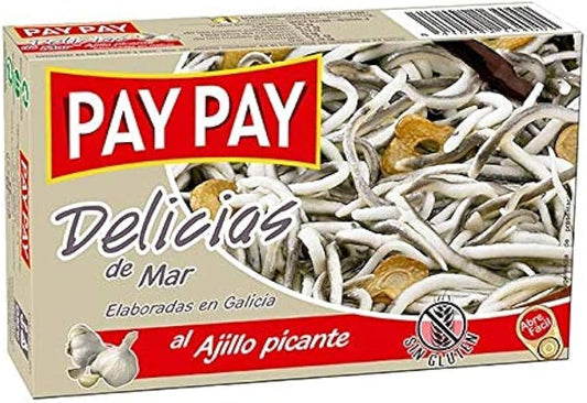 SURIMI IMITATION OF BABY EELS W/GARLIC IN OIL