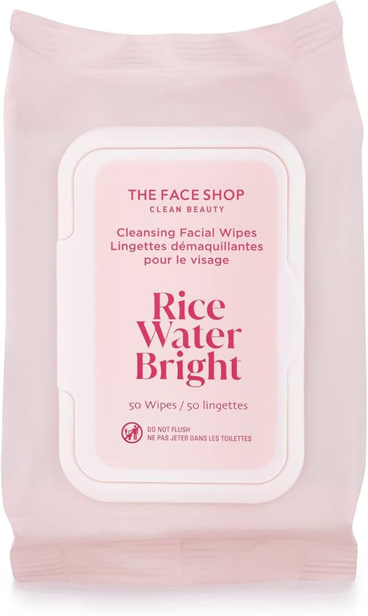 THE FACE SHOP RICE WATER BRIGHT CLEANSING WIPES