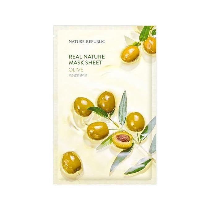 REAL NATURE OLIVE MASK SHEET(RR)