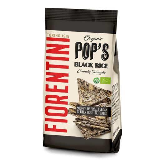 Organic black rice triangles with sea salt