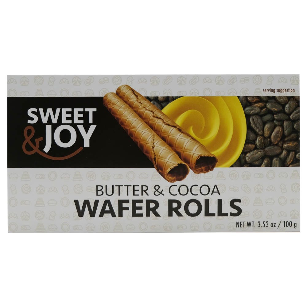 Butter & Cocoa Roll Wafers