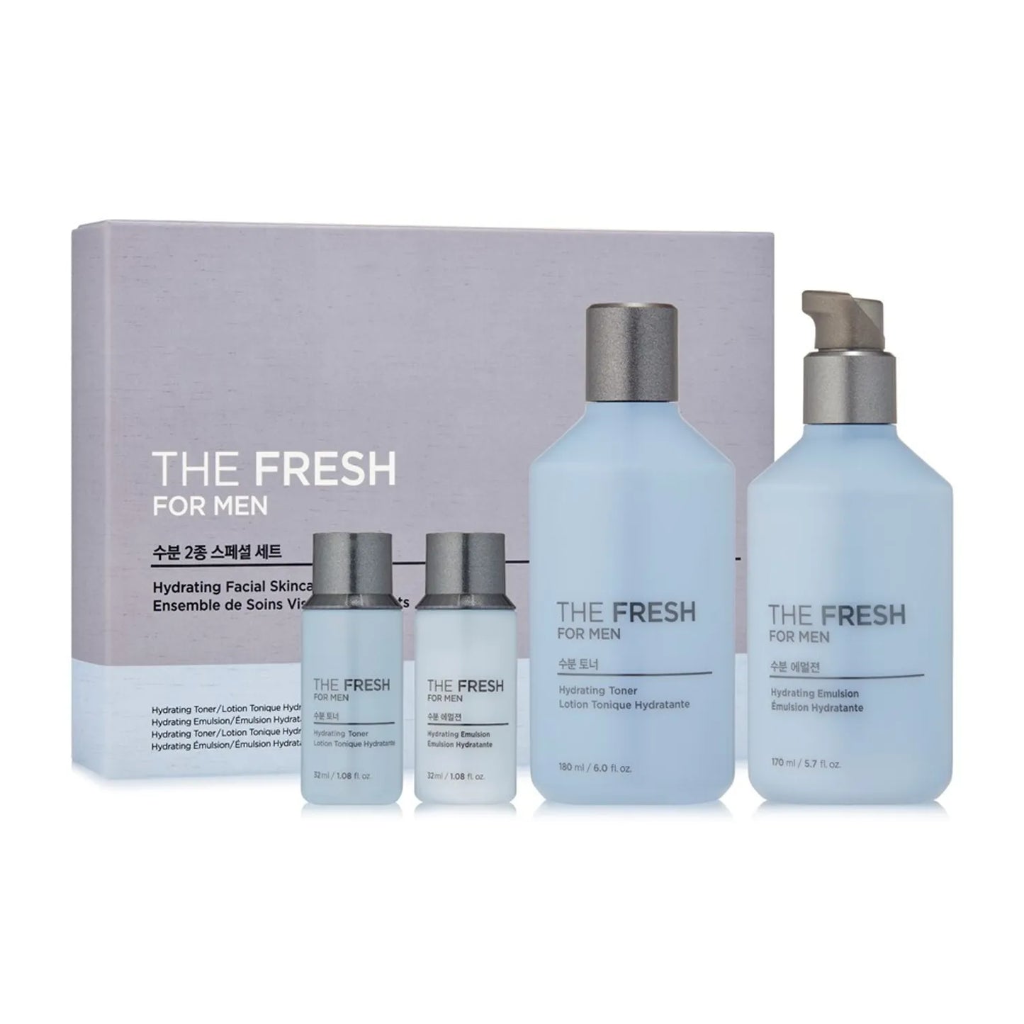 (SET)THE FRESH FOR MEN HYDRATING FACIAL SKINCARE GIFT SET