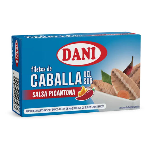 Mackerel fillets in spicy sauce