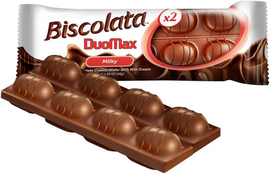 BISCOLATA Duomax Milk 12Box 12Pcs 44G – HALAL