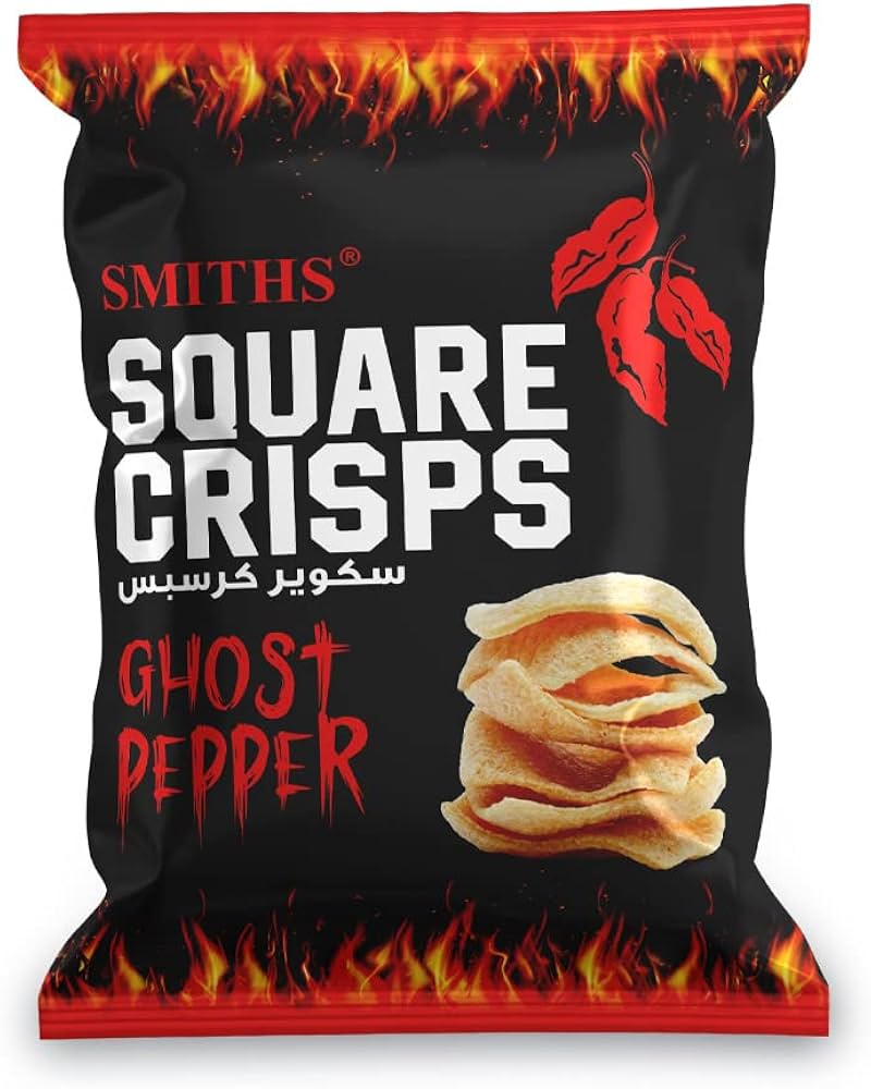 Square Crisps Ghost Pepper