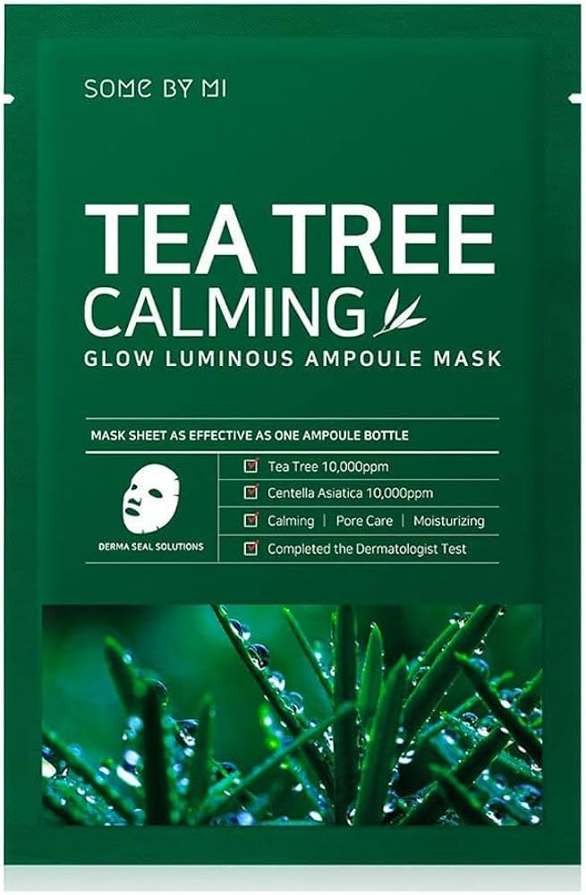 SOME BY MI 30 DAYS TEA TREE CALMING GLOW LUMINOUS AMPOULE MASK