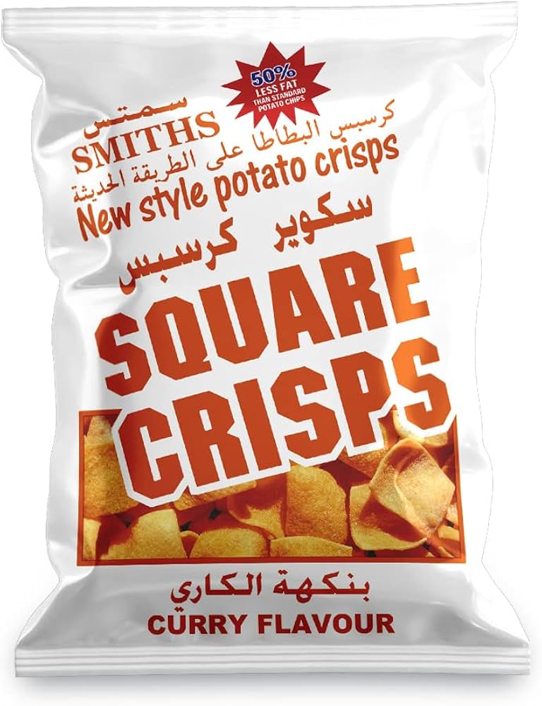 Square Crisps Curry  Family