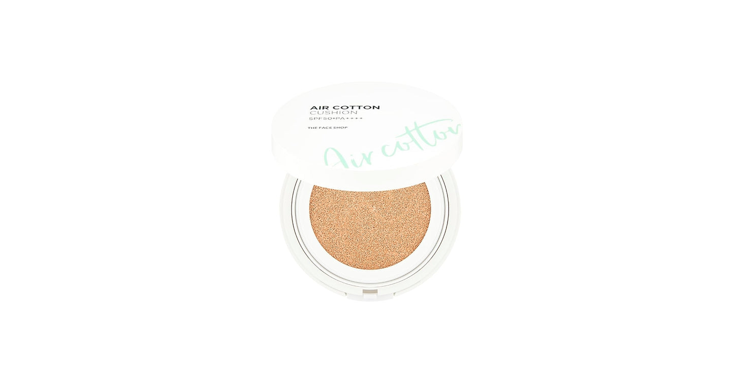 THEFACESHOP AIR COTTON CUSHION 201 SPF50+ PA++++