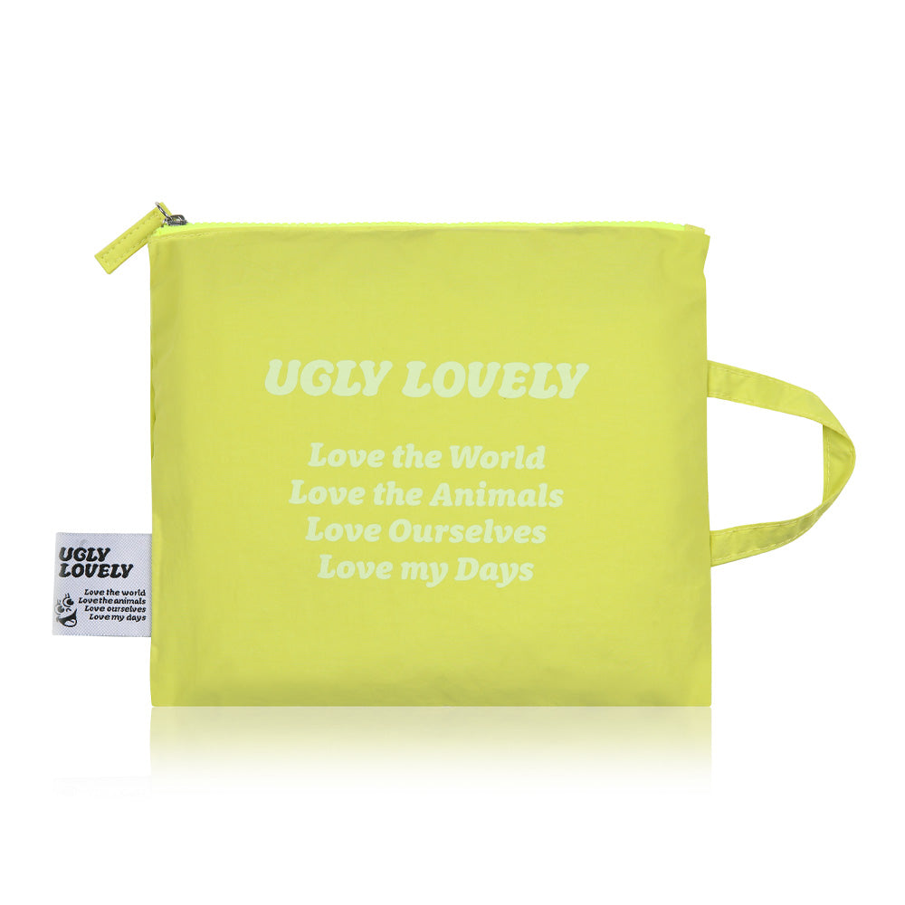 UGLY LOVELY NYLON POUCH LIME