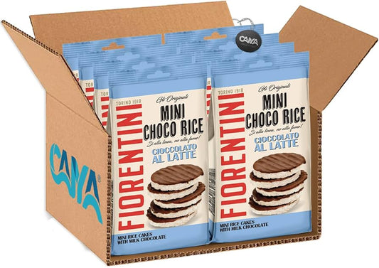 Slices of rice & corn with milk choco Gluten free