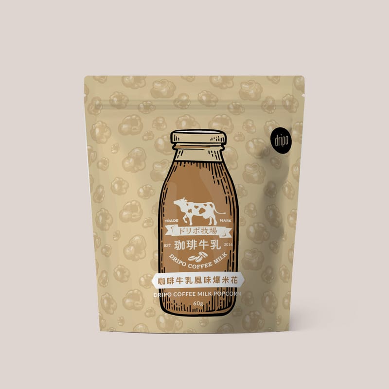 Dripo Coffee Milk Popcorn 60 gram