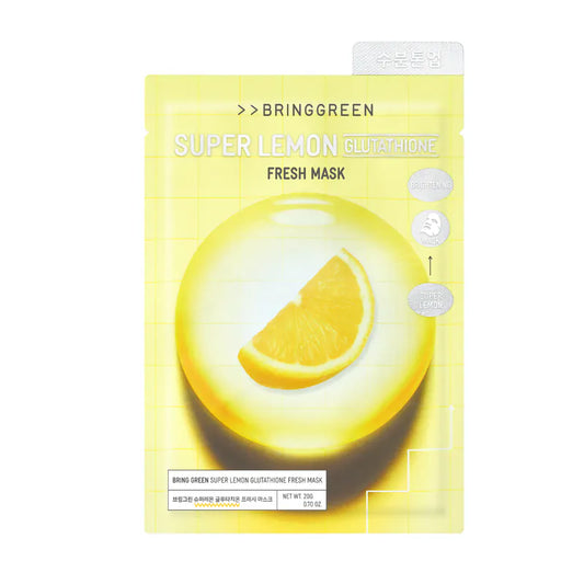 BRINGGREEN Fresh Mask Sheet (Super Lemon Glutathione) 10ea