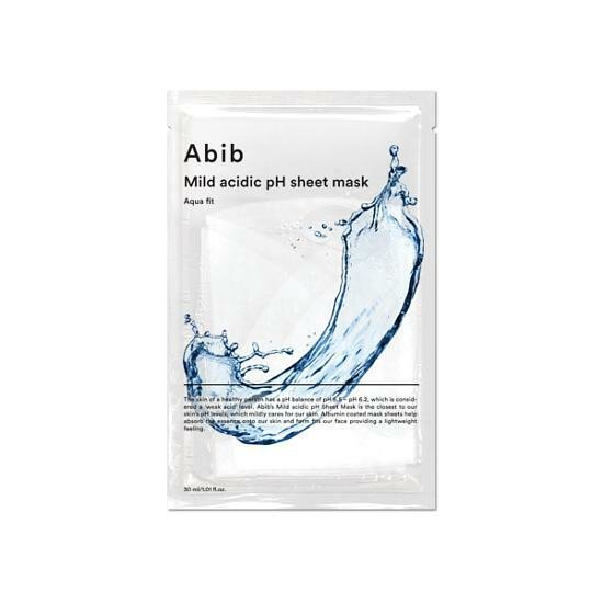 ABIB MILD ACIDIC pH SHEET MASK AQUA FIT