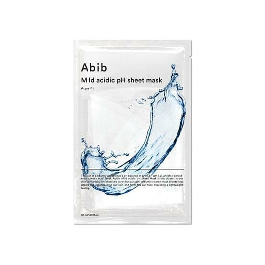 ABIB MILD ACIDIC pH SHEET MASK AQUA FIT