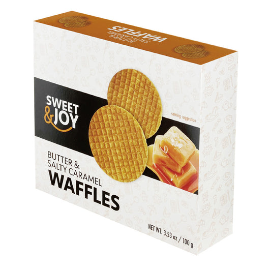 Butter& Salty Caramel flavoured Waffles
