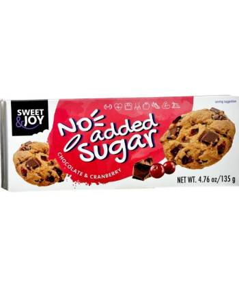 No added Sugar Chocolate & Cranberry Cookies