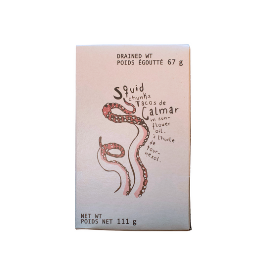 Squid (Octopus Cut) in sunflower oil 12x120ml