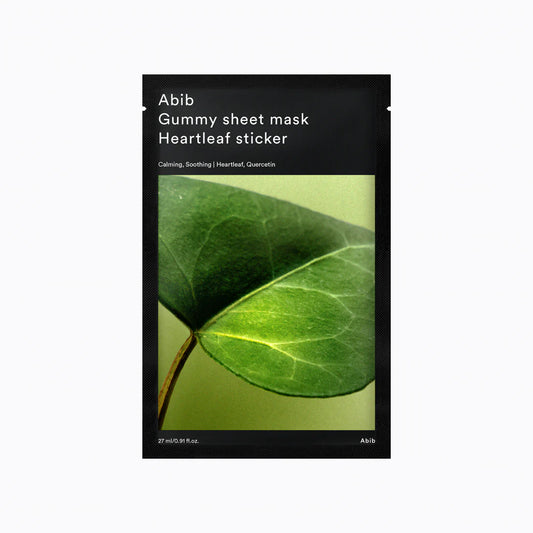 ABIB GUMMY SHEET MASK HEARTLEAF STICKER