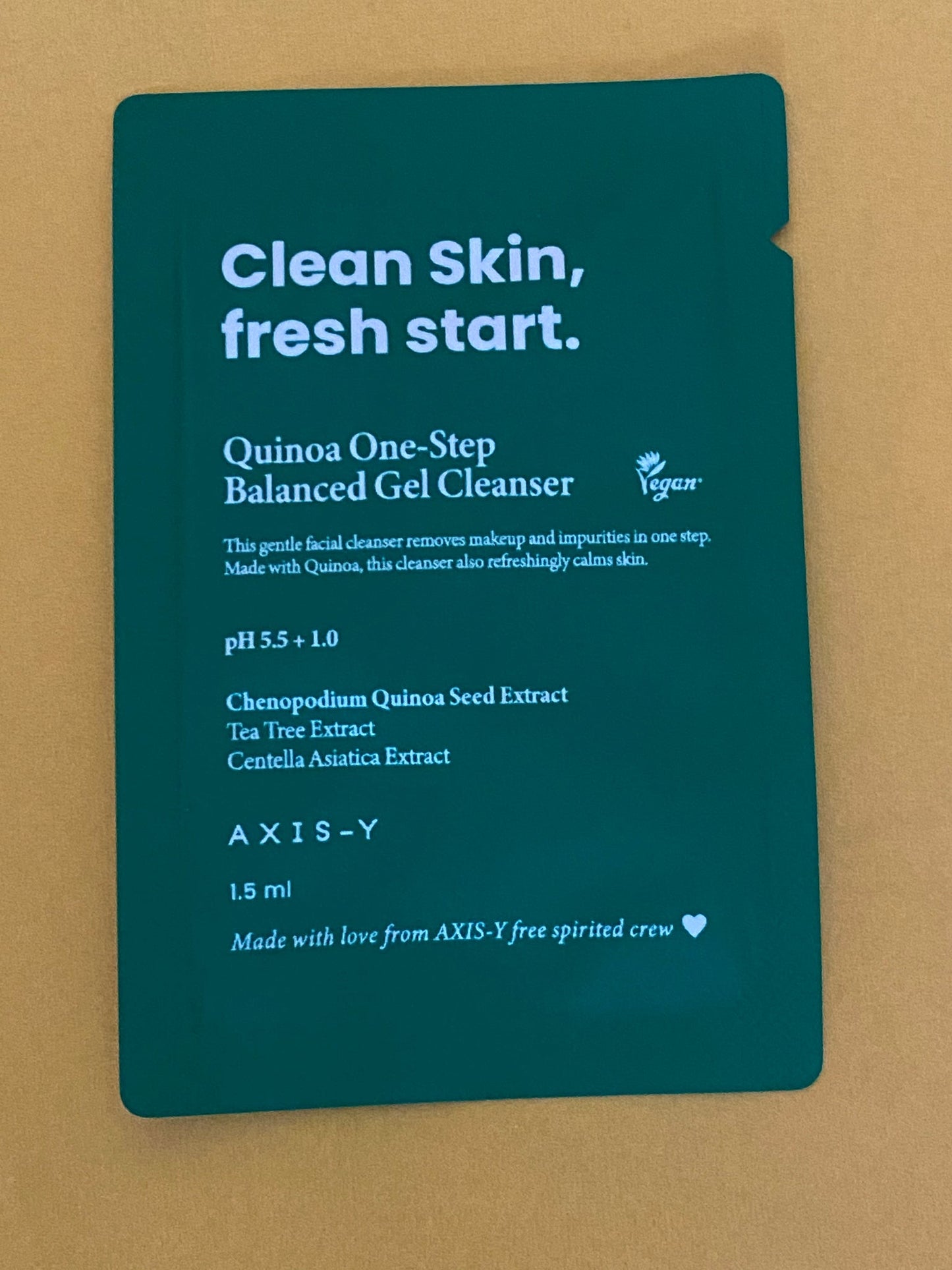 [Sachet] Qunioa One-Step Balanced Gel Cleanser Sachet