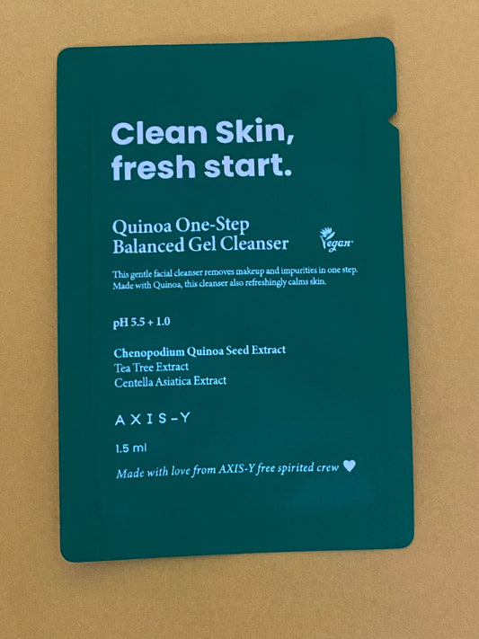 [Sachet] Qunioa One-Step Balanced Gel Cleanser Sachet