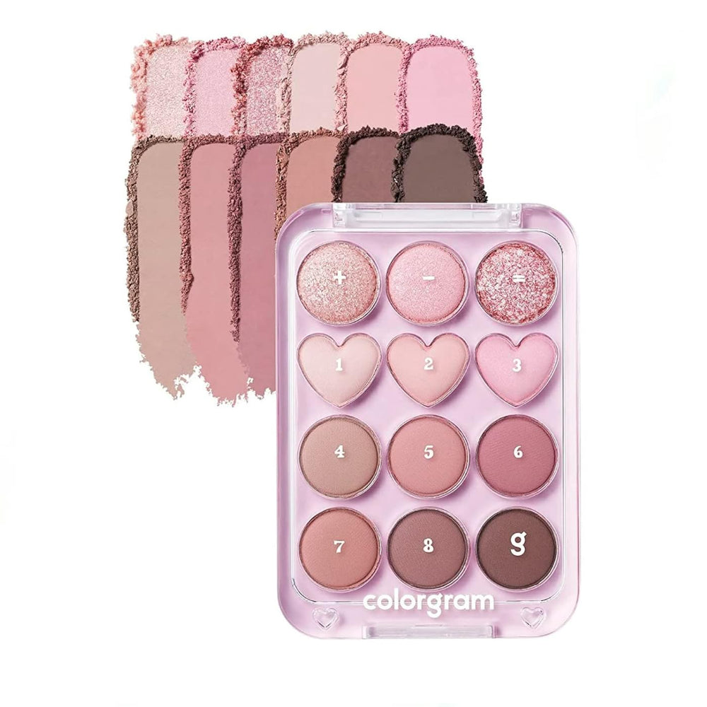 colorgram Pin Point Eyeshadow Palette 02 Pink+Mauve=Love