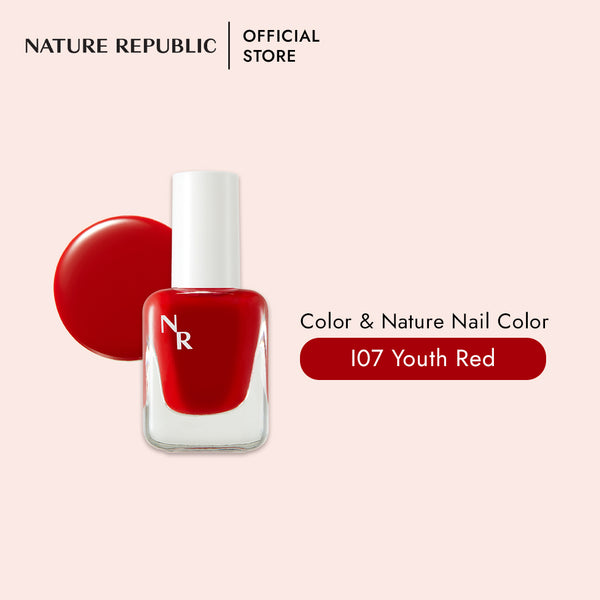 COLOR & NATURE NAIL COLOR I07 YOUTH RED