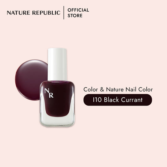 COLOR & NATURE NAIL COLOR I10 BLACK CURRANT