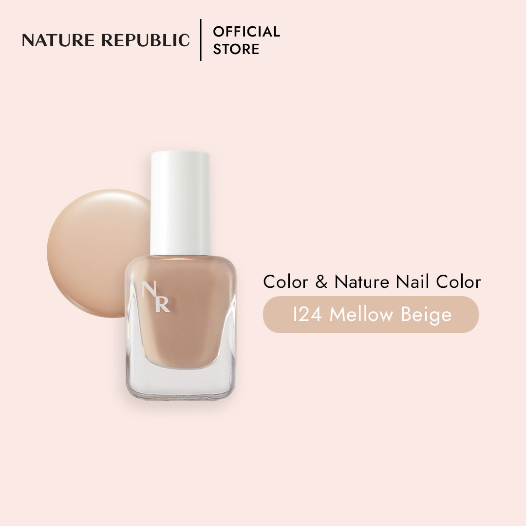 COLOR & NATURE NAIL COLOR I24 MELLOW BEIGE