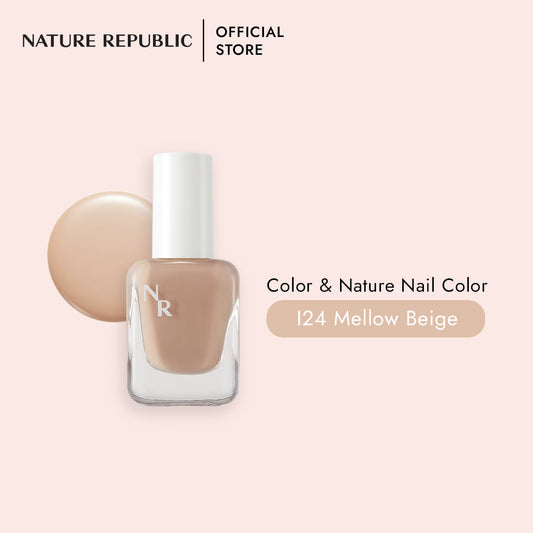 COLOR & NATURE NAIL COLOR I24 MELLOW BEIGE