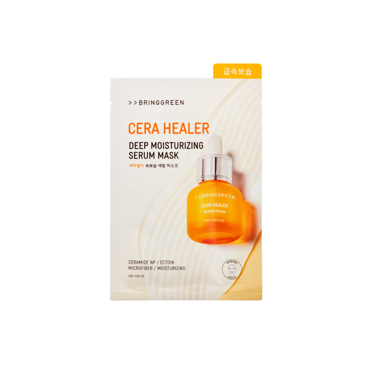 BRINGGREEN Cera Healer Deep Moisturizing Serum Mask Sheet 4+1 Special Set