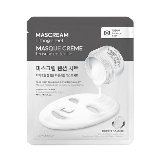 DEEPLY BRIGHTENING MASCREAM LIFTING SHEET MASK