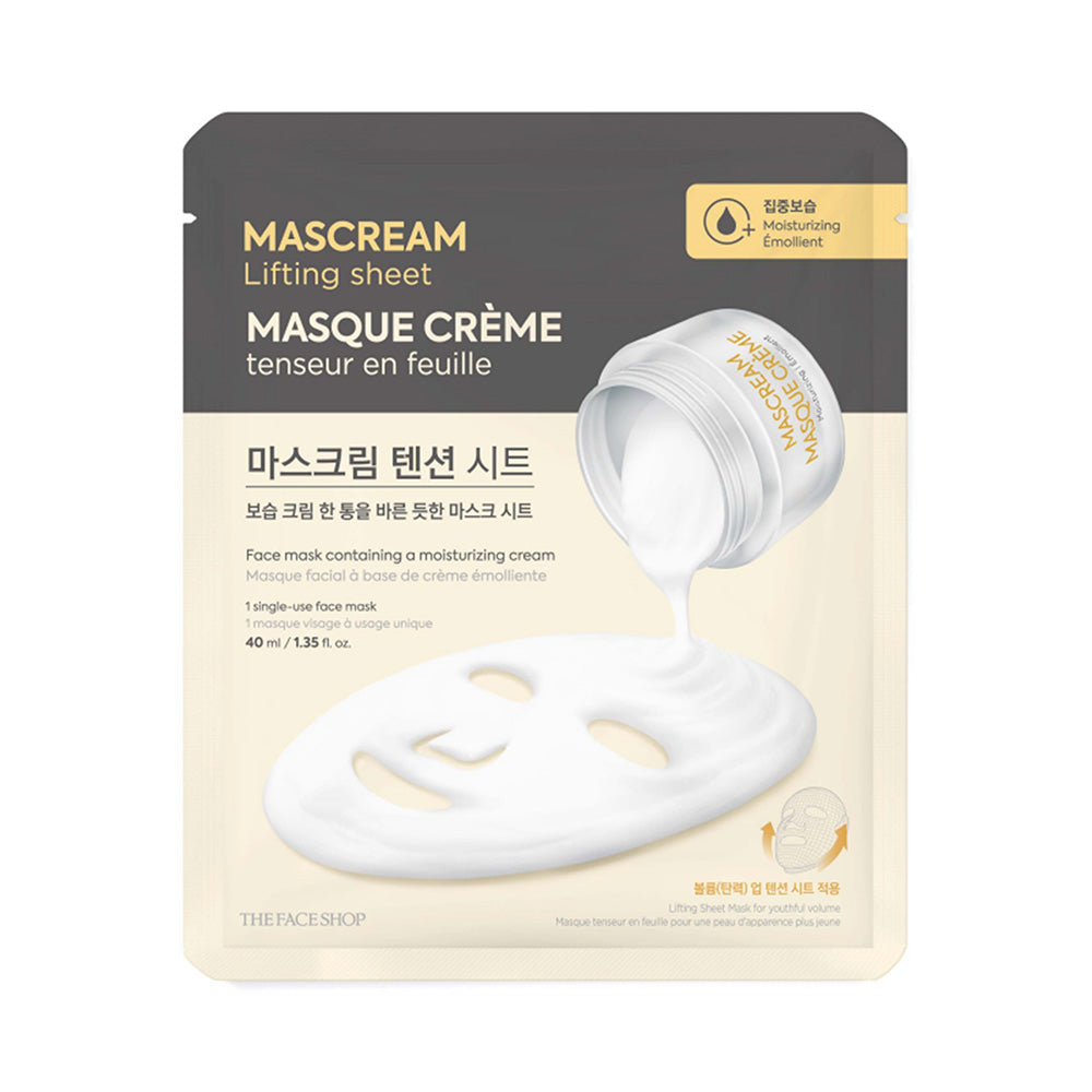 DEEPLY MOISTURIZING MASCREAM LIFTING SHEET MASK