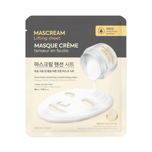 DEEPLY MOISTURIZING MASCREAM LIFTING SHEET MASK