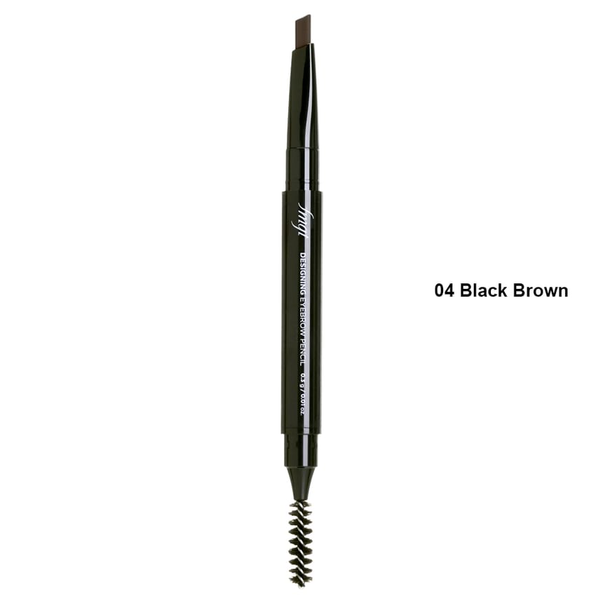 DESIGNING EYEBROW PENCIL 04 BLACK BROWN
