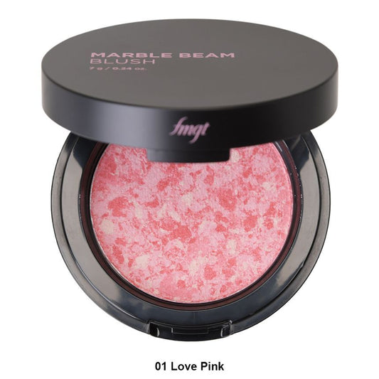 THE FACE SHOP MARBLE BEAM BLUSHER 01 LOVE PINK