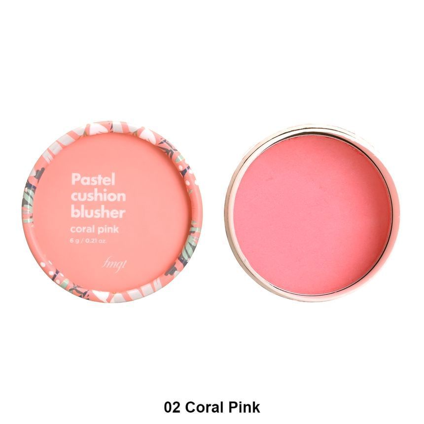 THE FACE SHOP PASTEL CUSHION BLUSHER 02 CORAL PINK