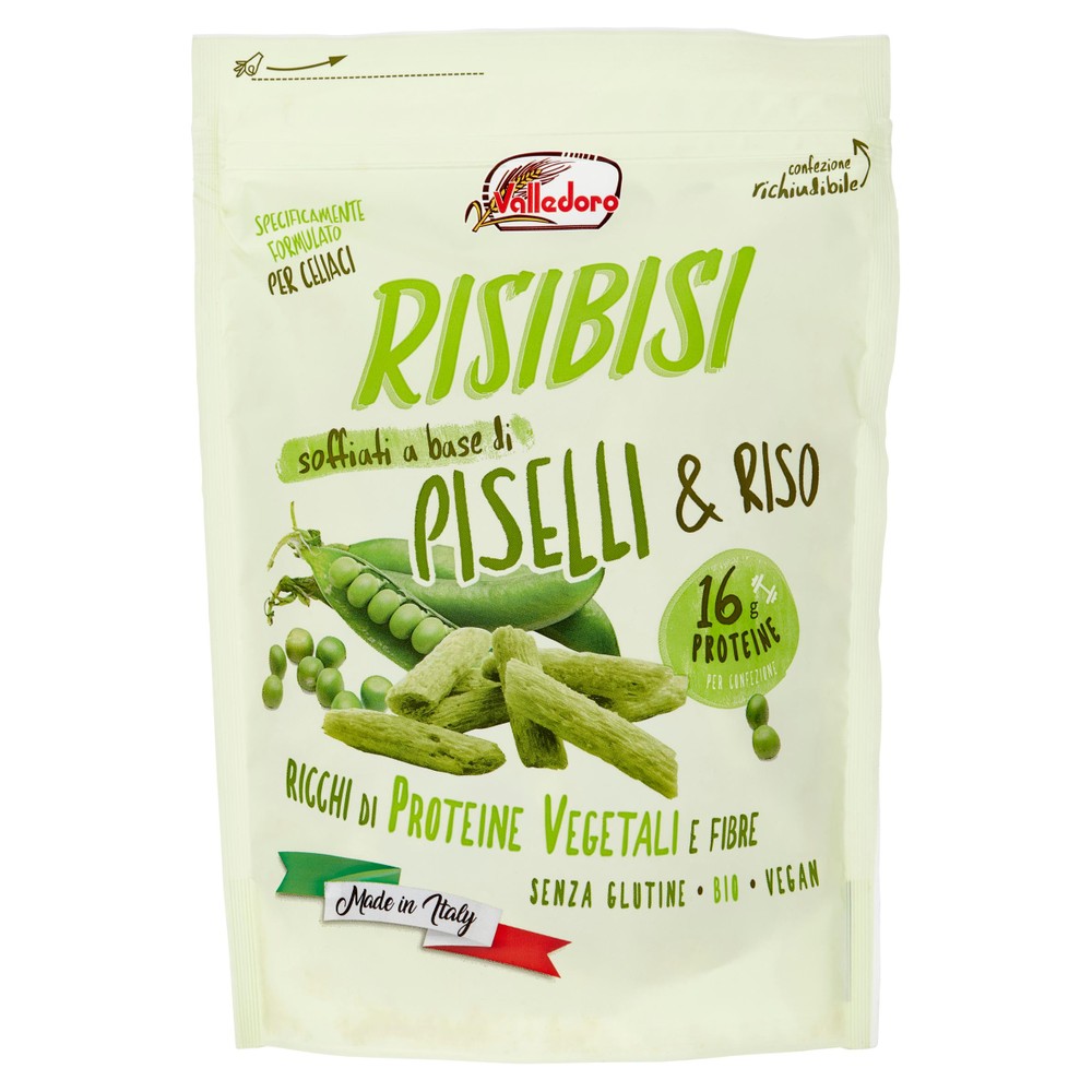 "RISIBISI" ORGANIC PEA-RICE MINI STICKS