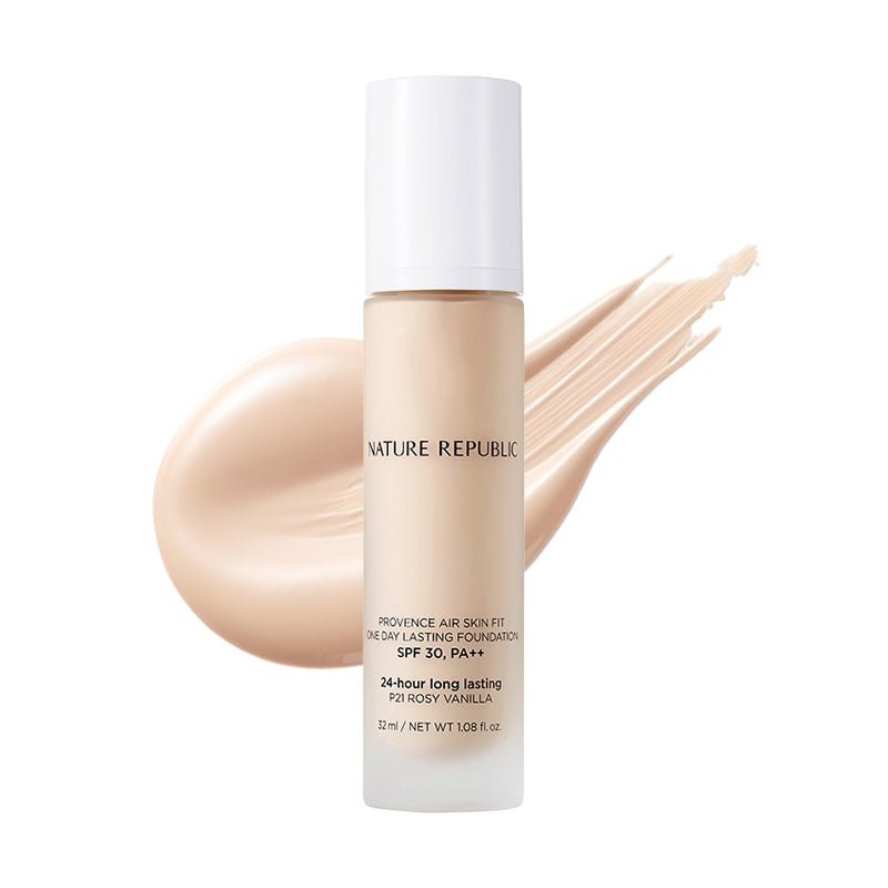 PROVENCE AIR SKIN FIT ONE DAY LASTING FOUNDATION P21 ROSY VANILLA SPF30 PA++