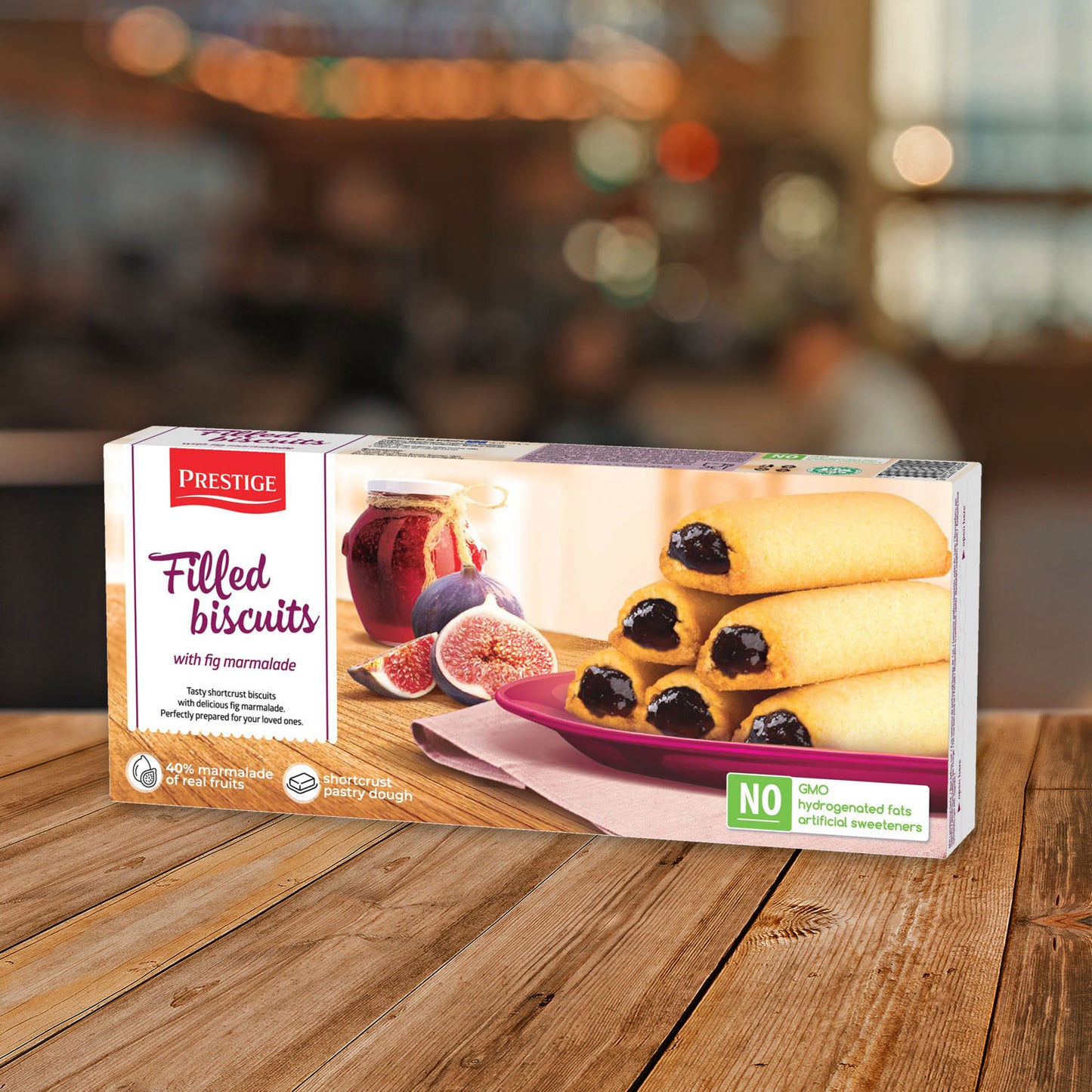 Prestige Filled Biscuits 134g 
Fig Marmalade
24 boxes in a carton