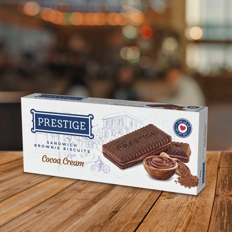 Prestige Oh Lá Lá Brownie 
Cocoa 136g 
uncoated biscuits
32 boxes in a carton