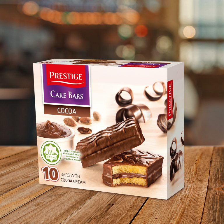 Prestige Cake Bars Cocoa 300g 
10 cakes in a box |12 boxes in a carton 
family pack
