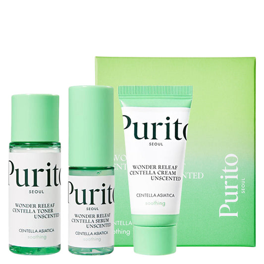 PURITO Wonder Releaf Centella Mini Kit Unscented