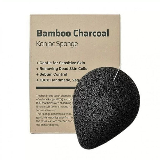 PURITO Bamboo Charcoal Konjac Sponge