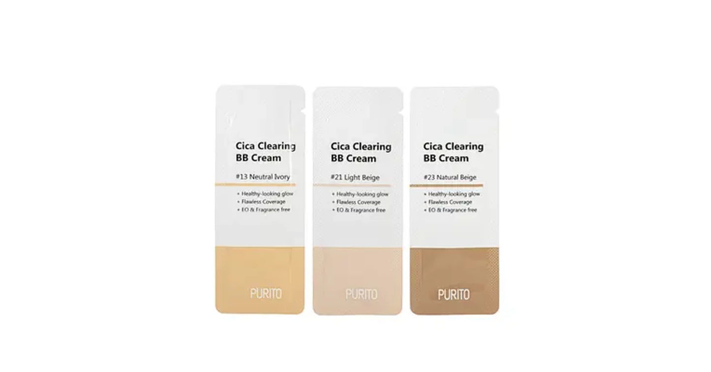 <Sample>PURITO Wonder Releaf Centella BB Cream #13 #21 #23