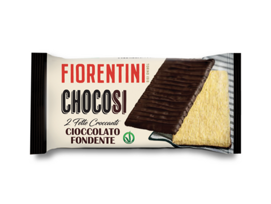 Slices of rice & corn with dark choco Gluten free