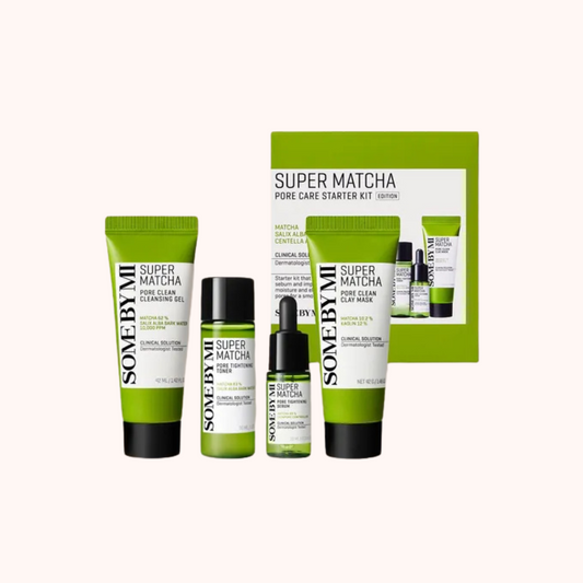 SOME BY MI SUPER MATCHA PORE CARE STARTER KIT (4components)